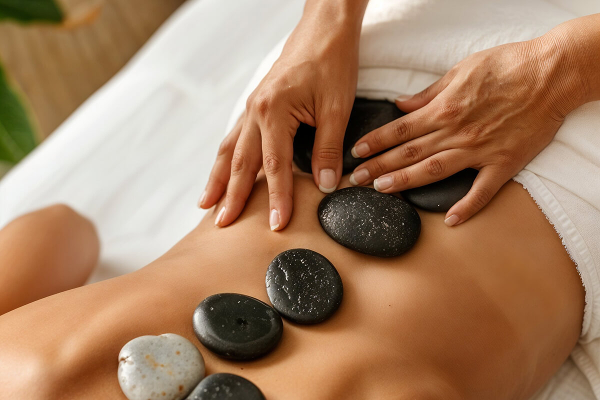 Women's wellness massage
